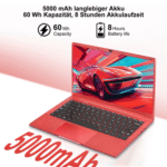 bvate 14-Zoll-Laptop-Computer, 8 GB DDR4, Quad-Core N5095 CPU Notebook Notebook – Bild 5