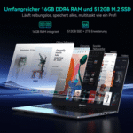 blackview 15,6" Acebook6 Intel Twin Lake N150 256/512GB Notebook – Bild 5