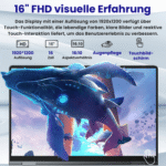 MENGHU 2-in-1 Laptop Tablet EZbook Intel N95 Windows11 16GB RAM 640GB SSD Notebook – Bild 4