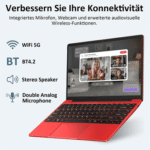 bvate Laptop, 14 Zoll, N4020, 6GB RAM, 256GB/1TB SSD Notebook Notebook – Bild 5