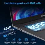 blackview 18.5" FHD IPS Acebook10 Intel Core N150 Windows 11 Pro Notebook – Bild 3
