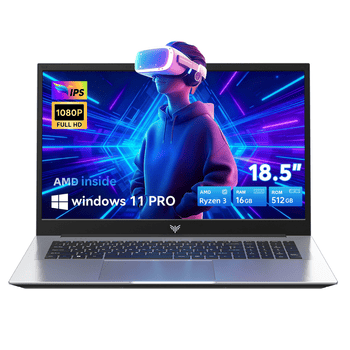 ACEMAGIC 18,5 Zoll AMD Ryzen 3 4300U,16 GB RAM,512 GB SSD, Windows 11 Pro Notebook