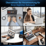 ACEMAGIC 18,5 Zoll AMD Ryzen 3 4300U,16 GB RAM,512 GB SSD, Windows 11 Pro Notebook – Bild 3