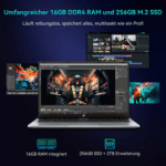 blackview 180° Drehung Hibook6 15,6" Intel N150 256/512GB Notebook – Bild 3