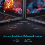 blackview 180° Drehung Hibook6 15,6" Intel N150 256/512GB Notebook – Bild 5