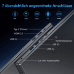 blackview 18.5" Laptop, Intel Core N150 16GB RAM 512GB SSD, Windows 11 Notebook – Bild 4