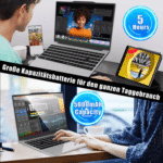 Molegar 14,1" FHD Laptop, Intel N5095, 8GB RAM, 256GB SSD. Notebook – Bild 4