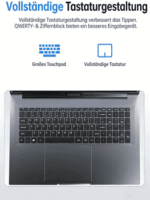 ACEMAGIC 18.5 Zoll FHD Notebook, AMD Ryzen 3, 16GB RAM, 512GB SSD Notebook – Bild 4