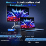 MENGHU 18,5-Zoll FHD Laptop, 16GB RAM 1TB SSD, Sicherheitsschloss, RJ45, HDMI Notebook – Bild 3
