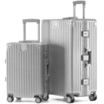 KOFA Kofferset ZURICH, , Hartschalen Trolley), 55cm + 75cm, Alu-Rahmen & Polycarbonat-Hartschale, TSA Schloss