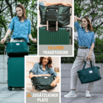 VALLSERO Trolleyset LG2 Hartschalen-Koffer set Rollkoffer, Reisekoffer, , Handgepäck 4 Rollen, ABS-Material, TSA Zollschloss, 6-teiliges Set – Bild 3