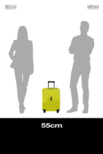 Samsonite Hartschalen-Trolley ESSENS, verschiedene Größen und Farben, 4 Rollen, Reisekoffer Hartschalenkoffer Koffer für Flugreisen TSA-Schloss – Bild 2