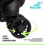 Crosstravel Kofferset Monterey, 4 Rollen, , Volumenerweiterung bei Größe M+L – Bild 4