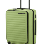Samsonite Hartschalen-Trolley RESTACKD, verschiedene Größen und Farben, 4 Rollen, Reisekoffer mit TSA Schloss Volumenerweiterung Packtaschen