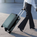 TAN.TOMI Hartschalen-Trolley Hartschalen-Koffer Trolley Rollkoffer Reisekoffer Handgepäck, 4 Rollen, Trolley Rollkoffer Reisekoffer, Zahlenschloss, 56/66/76 cm, 41/65/95 L – Bild 3