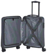 travelite Hartschalen-Trolley BALI, in verschiedenen Größen und Farben, 4 Rollen, Hartschallenkoffer Reisegepäck Reisekoffer TSA Schloss – Bild 2