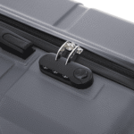 yonsly Hartschalen-Trolley Hartschalen-Koffer Trolley Rollkoffer Zahlenschloss, Handgepäck, 4 Rollen, ABS-Hartschale, robuster Reisekoffer mit Teleskopgriff,46/55/66/76 cm – Bild 3