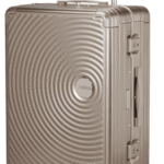 American Tourister® Hartschalen-Trolley SOUNDBOX ALU, verschiedene Größen und Farben, 4 Rollen, Hartschalen-Koffer zwei TSA-Schlösser Aluminium-Koffer