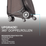 My Travel Bag Koffer 3090 Stoffkoffer 4-Rollen Trolley Reisekoffer Tasche Reisetasche, inkl. Dehnungsfuge und 360° Rolle – Bild 2