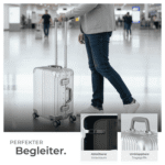 tectake Trolley Aluminium Boardtrolley, 4 Rollen, eloxierte Aluminiumlegierung – Bild 4