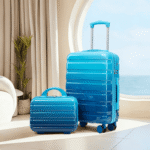 LVHOM Hartschalen-Trolley Handgepäck-Trolley & Koffer Set, 14"/20"/24"/28", leise Rädern für Tour, Geschäftstrip, Familienurlaub, längere Erkundungen, Flughafentransfers – Bild 2
