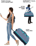 ELEPHANT Weichgepäck-Trolley Cruiser Trolley 100-135 L Reisetasche Travel, Tasche Softcase Gepäck Reise Urlaub Trolly – Bild 3