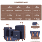 Travelhouse Trolleyset Bari, 4 Rollen, – Bild 2