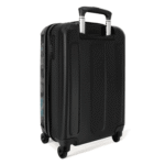 NoBoringSuitcases.com© Hartschalen-Trolley Mädchen mit herzförmigem Luftballon im Graffiti-Stil 55x35x20cm, 4 Rollen, Reisetasche mit Rollen, Koffer Handgepäck Flugzeug – Bild 3