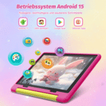 BUFO 10 Zoll 20GB RAM+64GB ROM 1280x800 HD-Display Android15 Kinder Tablet – Bild 2