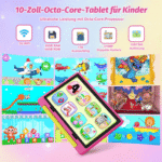 BUFO 10 Zoll 20GB RAM+64GB ROM 1280x800 HD-Display Android15 Kinder Tablet – Bild 3
