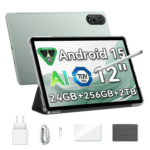 blackview 12 " Mega2 Android 15 4G LTE 2,4K 8GB/12GB+256GB Tablet , 2.4K, Android 15, 9000mAh, LTE)