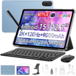 blackview 2026 Mega2 128/256GB 4G Android 15 2,4K Tablet , 5G WiFi, 2.4K, Android 15, 9000mAh, 4G LTE, 128/256GB)