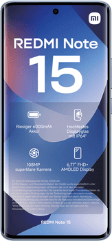img_69c97a8990ac6.png Xiaomi Redmi Note 15 6+128 Smartphone – Bild 1