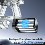 Grenintol Akku-Hand-und Stielstaubsauger Akku Staubsauger,65000pa,Akku Handstaubsauger,Akkusauger kabellos YOMA, beutellos, Kabellos nutzbar,LED-Anzeige,Wandhalterung für platzsparende Lagerung – Bild 4