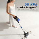 Grenintol Akku-Hand-und Stielstaubsauger Akku Staubsauger,65000pa,Akku Handstaubsauger,Akkusauger kabellos YOMA, beutellos, Kabellos nutzbar,LED-Anzeige,Wandhalterung für platzsparende Lagerung – Bild 5