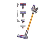 DYSON Akku-Hand-und Stielstaubsauger V8 Absolute, 425 W, beutellos, Haarentwirrungstechnologie, bis zu 40 Minuten Laufzeit