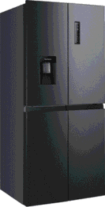 Hanseatic Multi Door HCDB18080DWDBI, 180 cm hoch, 79 cm breit, NoFrost, Wasserspender, Display, Türalarm