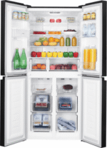 Hanseatic Multi Door HCDB18080DWDBI, 180 cm hoch, 79 cm breit, NoFrost, Wasserspender, Display, Türalarm – Bild 4