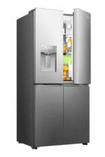 Hisense Multi Door RQ5P470SYID, 178,5 cm hoch, 79,4 cm breit, Wasser-/Eisspender, Total NoFrost, Metal Cooling – Bild 3
