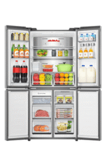 Hisense Multi Door RQ5P470SYID, 178,5 cm hoch, 79,4 cm breit, Wasser-/Eisspender, Total NoFrost, Metal Cooling – Bild 4