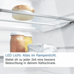 BOSCH Kühl-/Gefrierkombination Serie 4 KGN39OCAF, 203 cm hoch, 60 cm breit, Green Collection: produziert mit CO₂ reduzierten Materialien – Bild 3