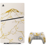 Playstation PS5 Slim Konsole Ghost of Yotei Gold Limited Edition Bundle Console – Bild 2