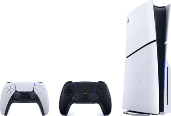 img_69c9ca679e80e.png Playstation PS5 Disk Slim E-Chassis + 2. Con schwarz 1TB , 4K UHD Gaming, Schnelle Ladezeiten, VR-Unterstützung – Bild 1