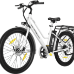 HITWAY E-Bike Cityrad 27,5 Zoll Elektrofahrrad für Damen Herren, Pedelec mit 36V 13Ah Akku, 1 Gang, 250W Heckmotor, 468 Wh, E-fahrräde, E-Citybike mit Schloss, Pumpe, APP