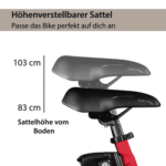 AGON E-Bike Faltrad Aurevia, 7 Gang Shimano Tourney Schaltwerk, Kettenschaltung, Heckmotor, 468 Wh, E Bike Klapprad 20" Pedelec für Damen Herren 155-195cm Elektrofahrrad – Bild 2