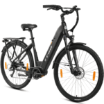 TTGO E-Bike Cityrad ZZ-28ST 28’’ E-Cityrad Alu-Tiefrahmen mit Mittelmotor und Gepäckträger, 9 Gang SHIMANO ALTUS, Kettenschaltung, Mittelmotor, 720 Wh, 36V 20AH Rahmen trägt 125 kg Abenteuer, Reichweite bis 150 km,Pedelec – Bild 2