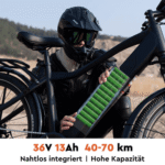 RCB E-Bike Pedelec G5 für Stadt und Gelände,27,5 Zoll Herren Elektrofahrrad,13Ah,40-70 km, 7 Gang, Kettenschaltung, Heckmotor, 468 Wh, APP, ebike Herren, Gepäckträger hinten – Bild 2