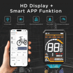 HITWAY E-Bike Cityrad, Trekkingrad,Mountainbike, Faltrad Elektrofahrrad 29 Zoll E-Mountainbike bis zu 50-80km, 7 Gang shimano, Kettenschaltung, E-MTB, Pedelec für Damen u. Herren mit APP NFC – Bild 2