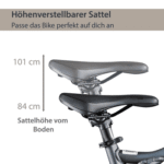 AGON E-Bike Mountainbike Alpha, 10 Gang Deore SGS T6000 Schaltwerk, Kettenschaltung, Heckmotor, 540 Wh, Pedelec, Elektrofahrrad für Damen u. Herren, MTB – Bild 5