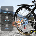 RCB E-Bike RK15, APP, 26 Zoll Pedelec, 10,4 Ah Lithium-Akku, Reichweite 30-50 km, 7 Gang, Kettenschaltung, 250W Heckmotor, 374,4 Wh – Bild 3